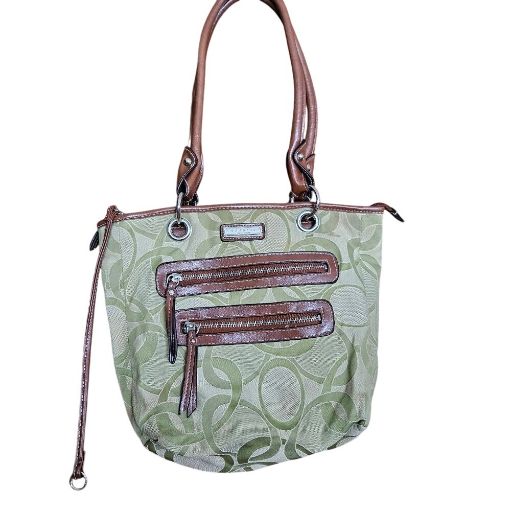 Rosetti New York Anemone Green Purse – Faux Leather Details‎